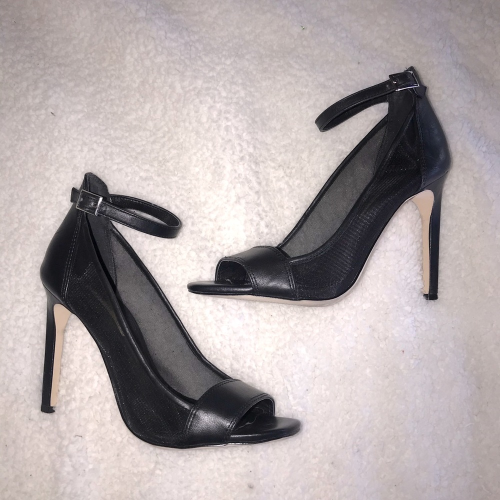 BCBG mesh Mary Jane pumps